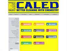 Tablet Screenshot of caledclean.com